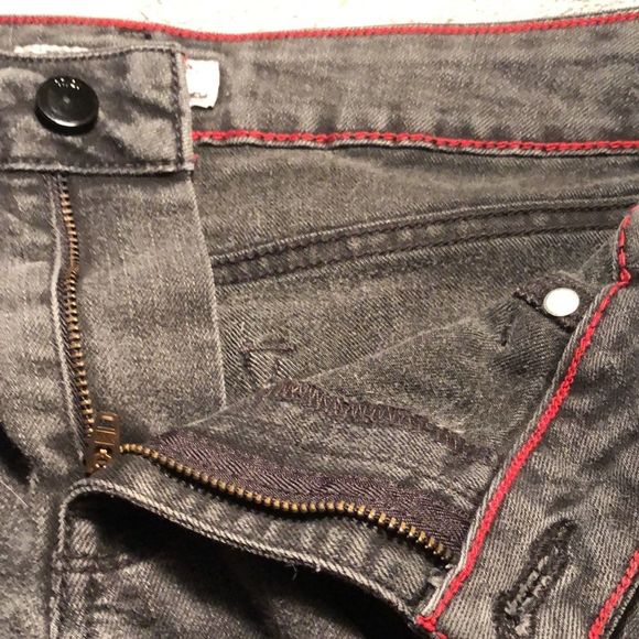 17/21 Jeans /light wash black /10/stretch/3 pockets/straight leg - Picture 5 of 12